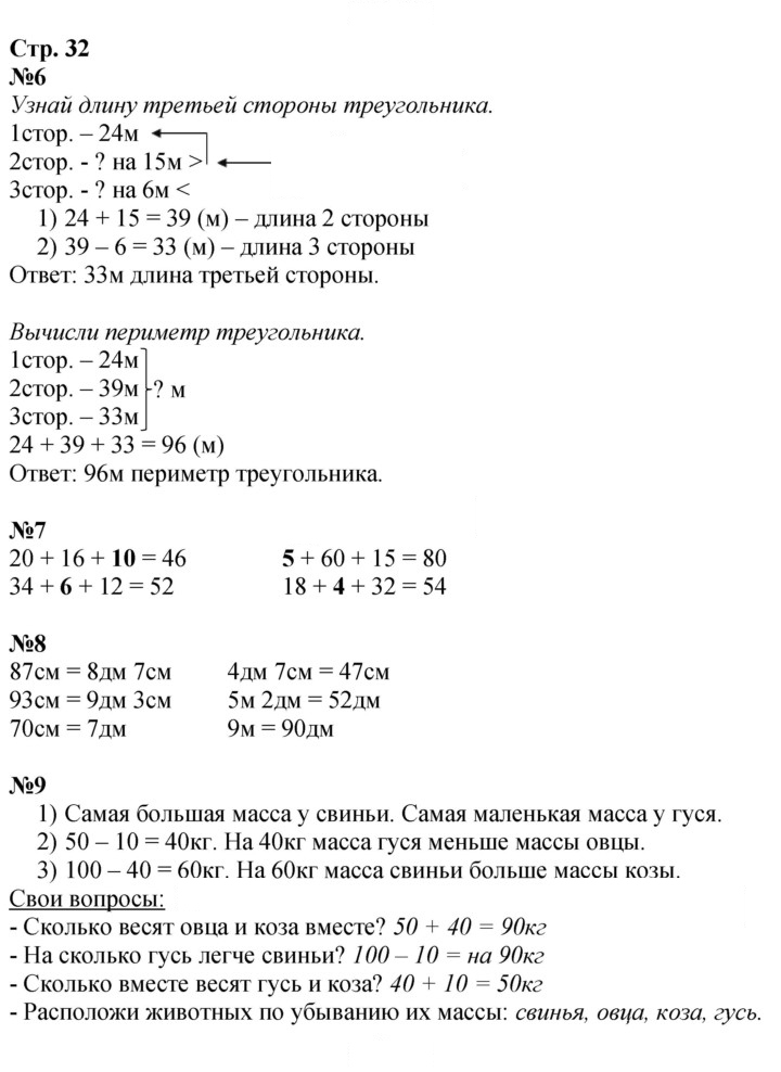 Скан решения номера 32
