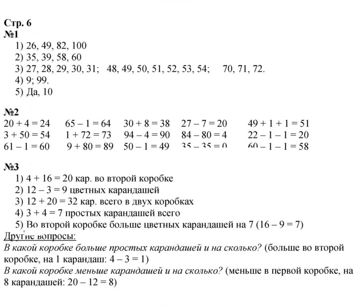 Скан решения номера 6