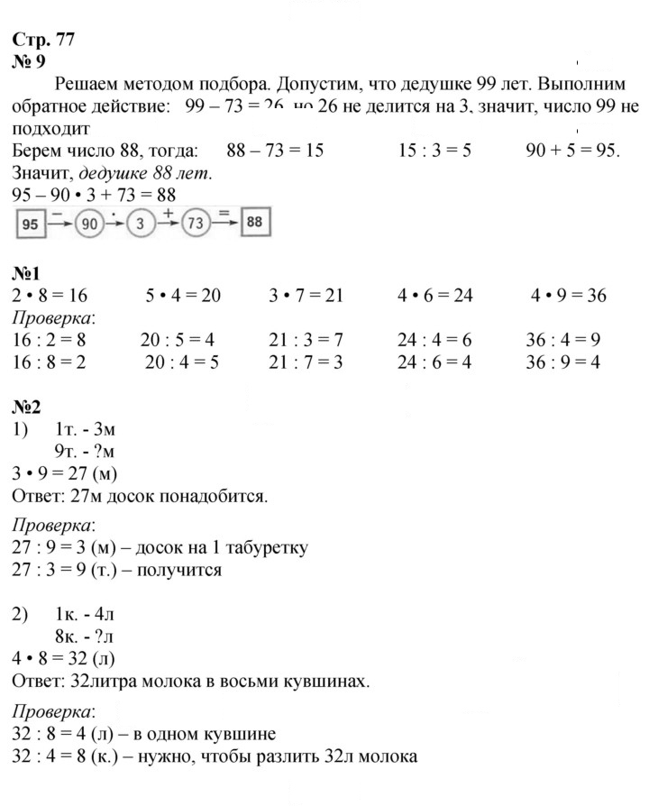 Скан решения номера 77