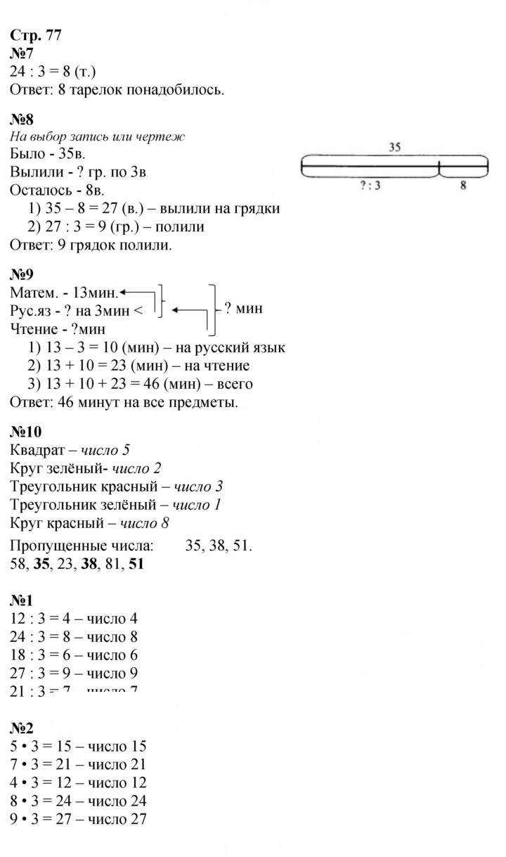 Скан решения номера 77