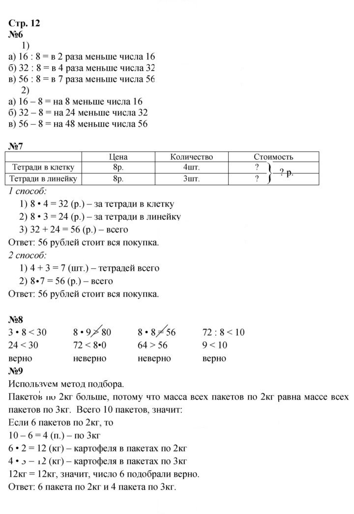 Скан решения номера 12