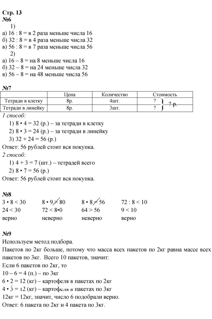 Скан решения номера 13