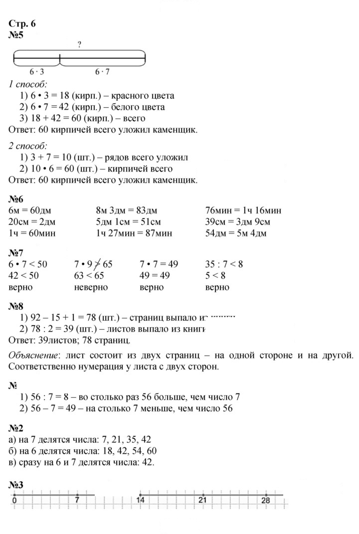 Скан решения номера 6
