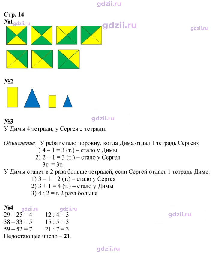 Скан решения номера 14