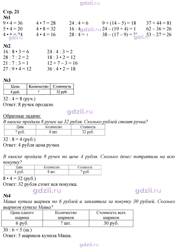 Скан решения номера 21