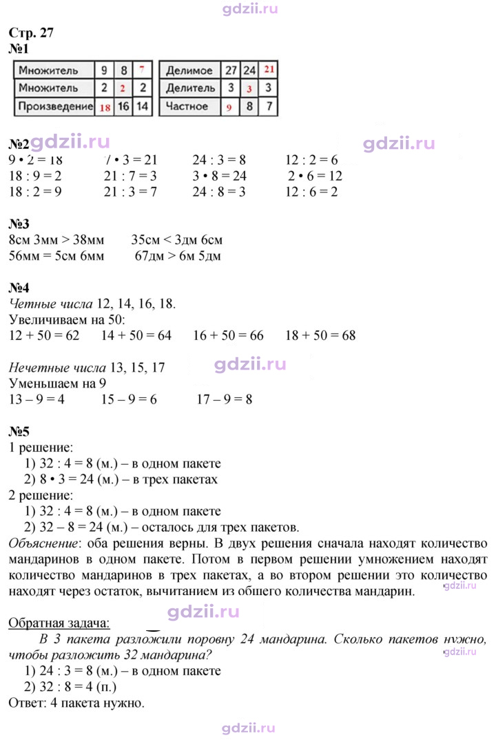 Скан решения номера 27