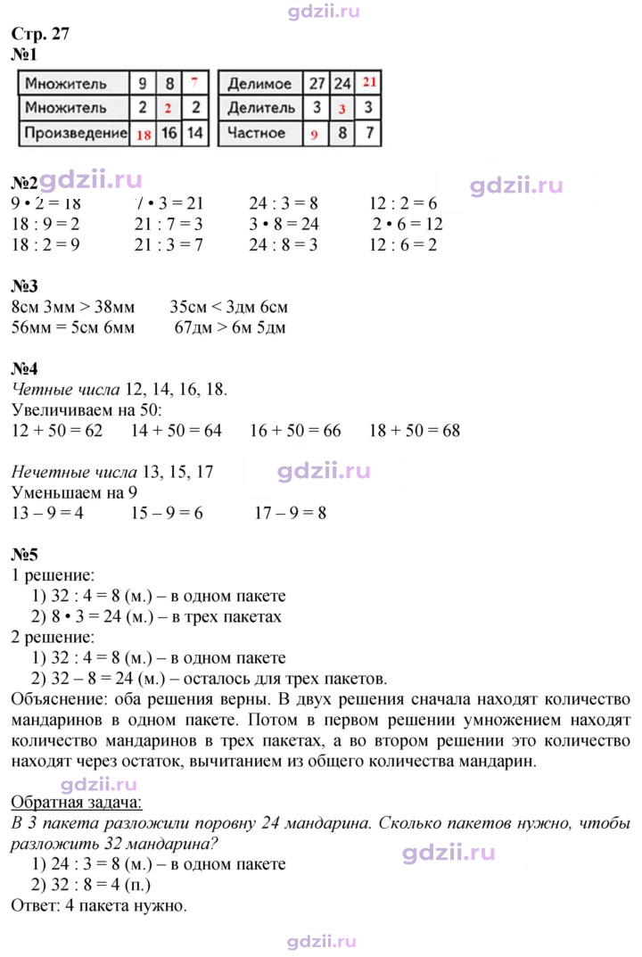 Скан решения номера 27
