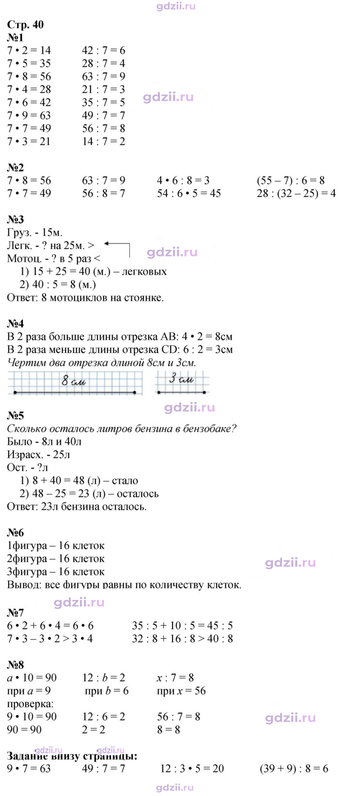 Скан решения номера 40