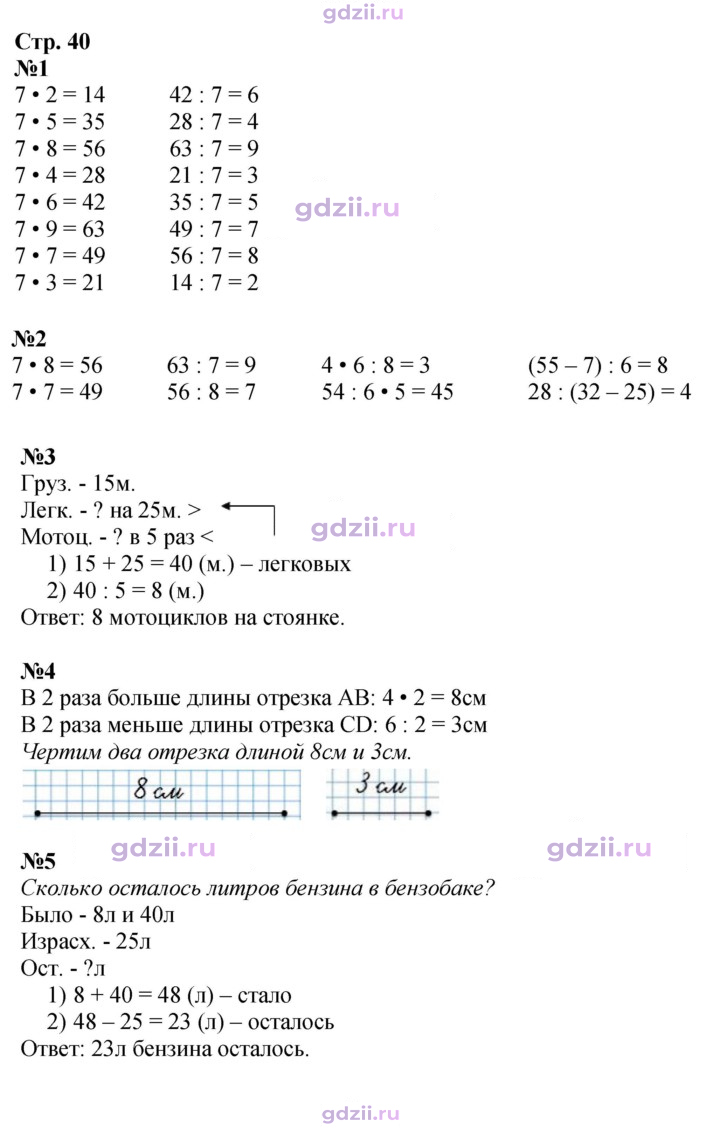 Скан решения номера 40