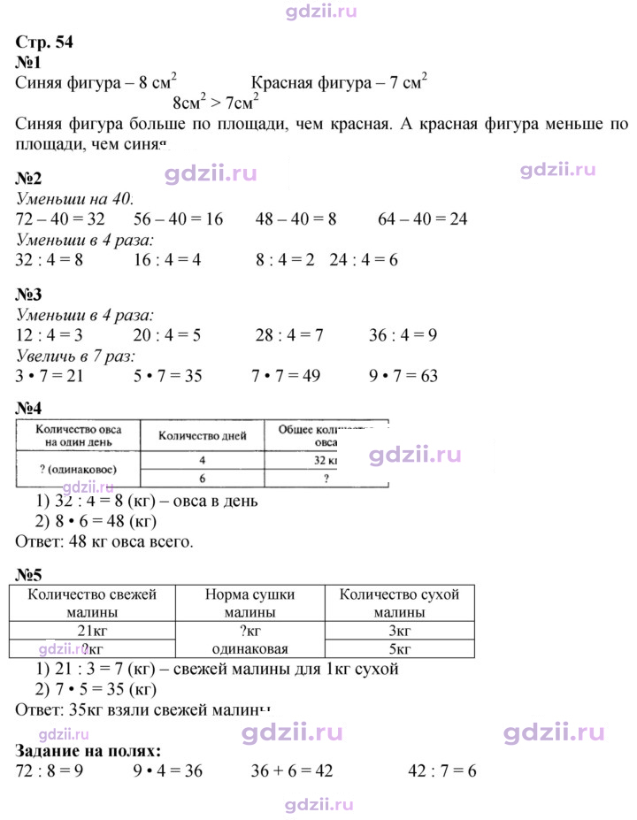 Скан решения номера 54