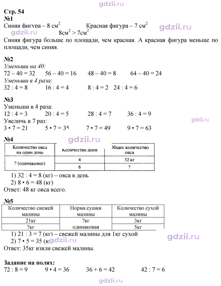 Скан решения номера 54