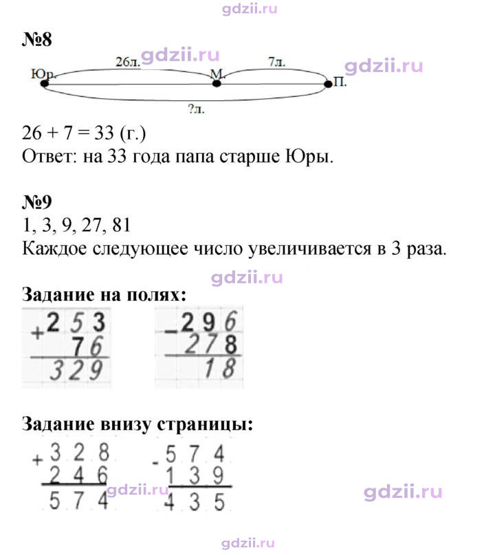Скан решения номера 70