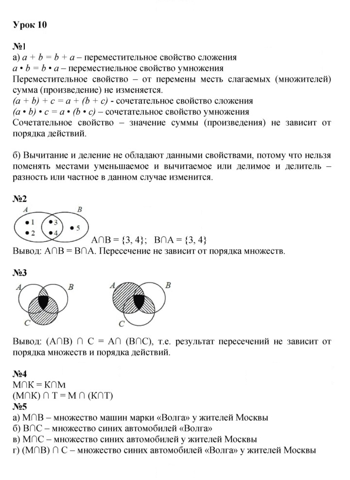 Скан решения номера Урок 10