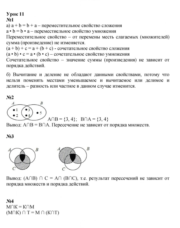 Скан решения номера Урок 11