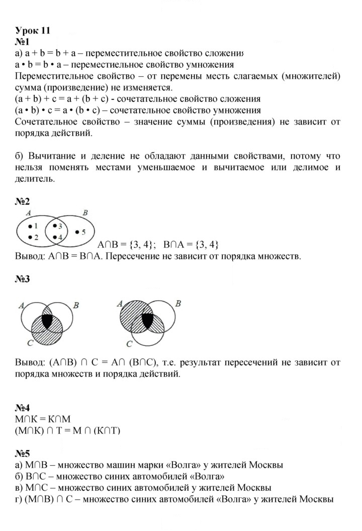 Скан решения номера Урок 11