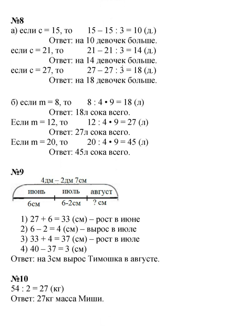 Скан решения номера Урок 11