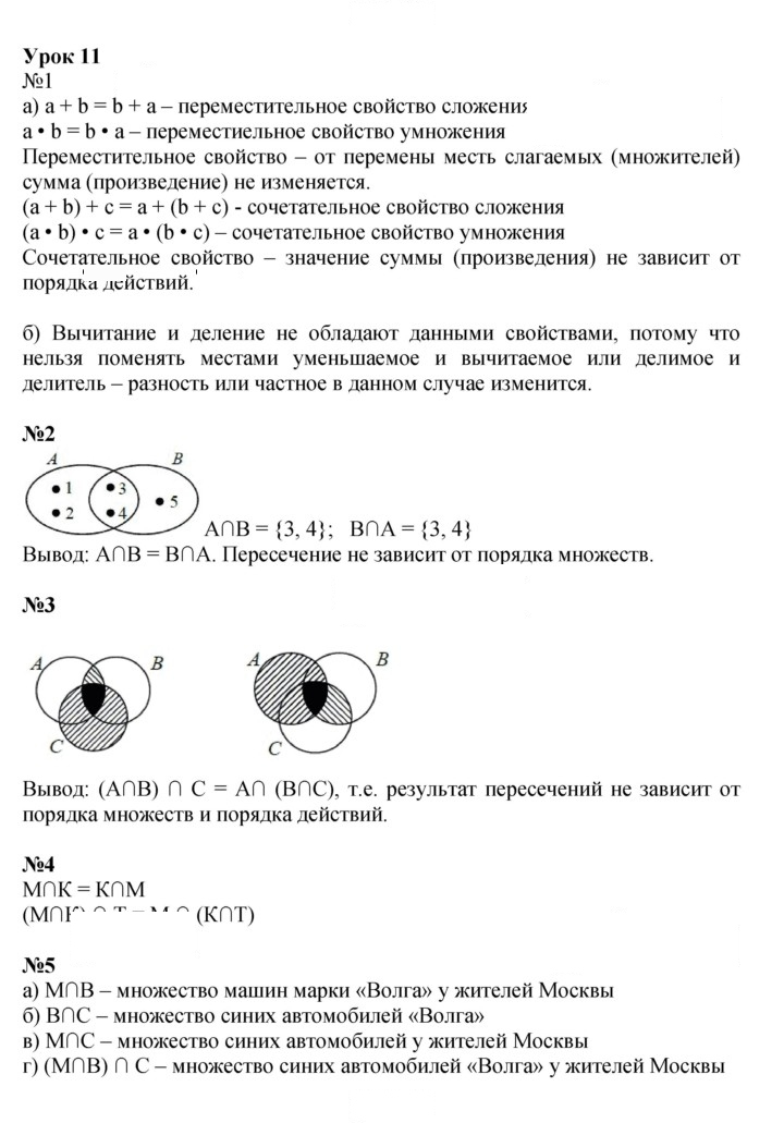 Скан решения номера Урок 11