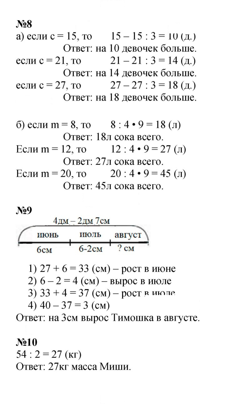 Скан решения номера Урок 11