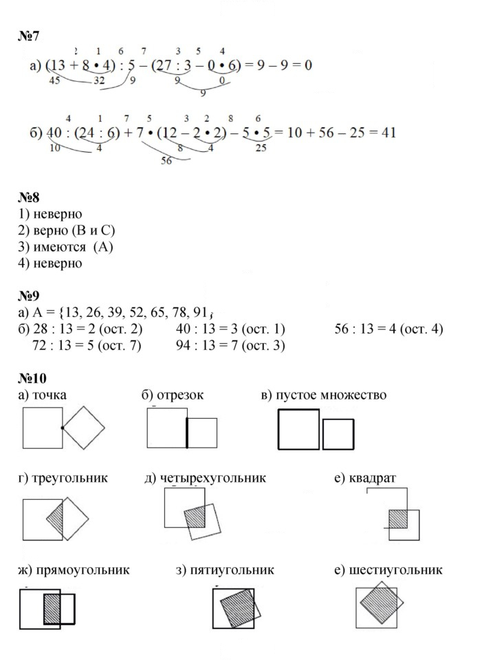 Скан решения номера Урок 12