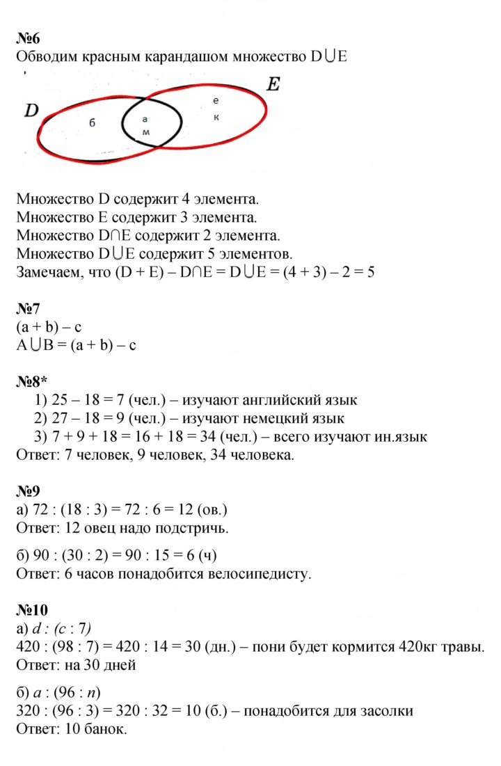Скан решения номера Урок 12
