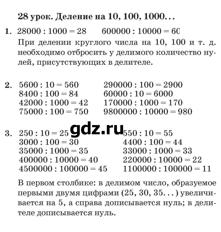 Скан решения номера Урок 28