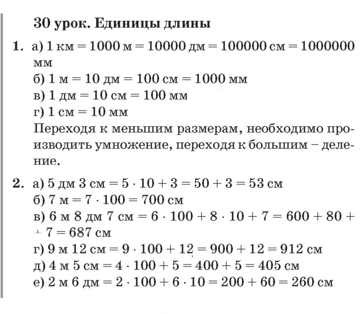 Скан решения номера Урок 30