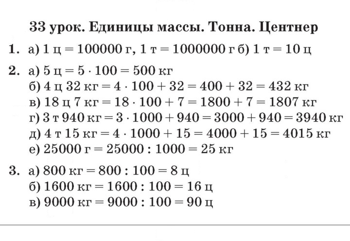 Скан решения номера Урок 33