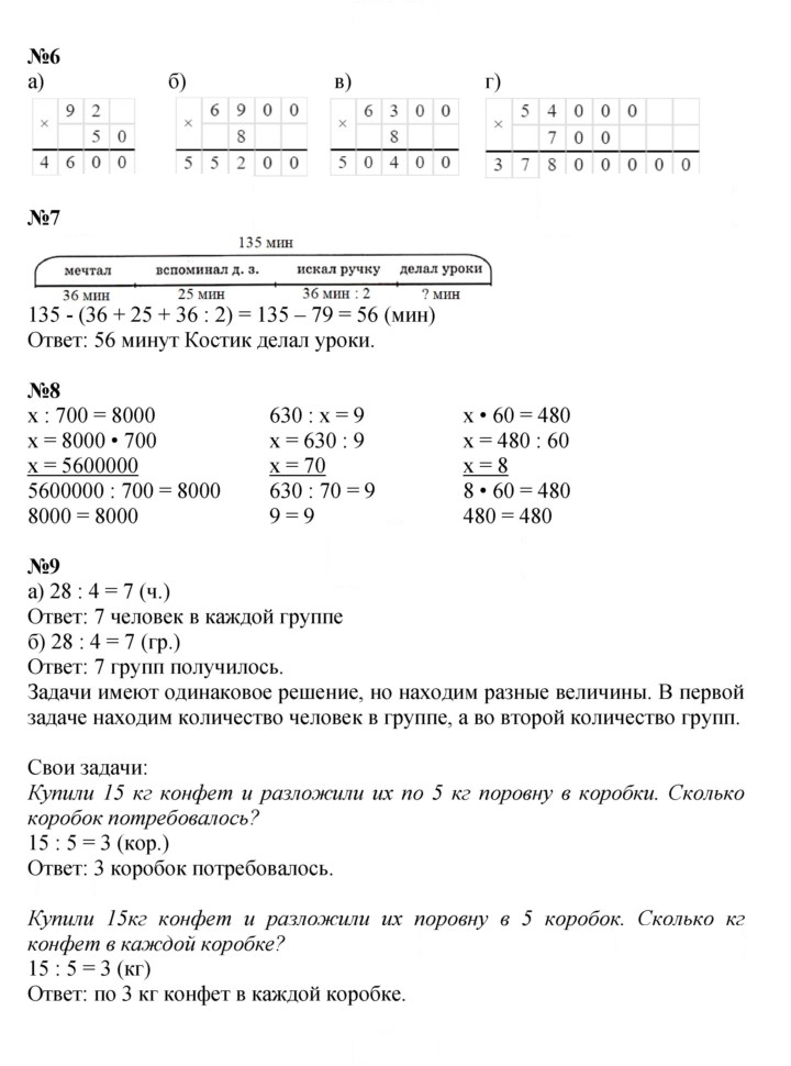 Скан решения номера Урок 36
