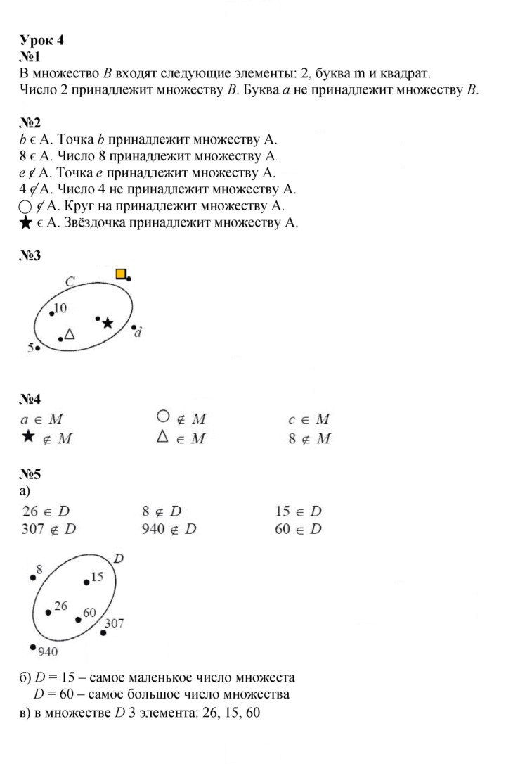 Скан решения номера Урок 4