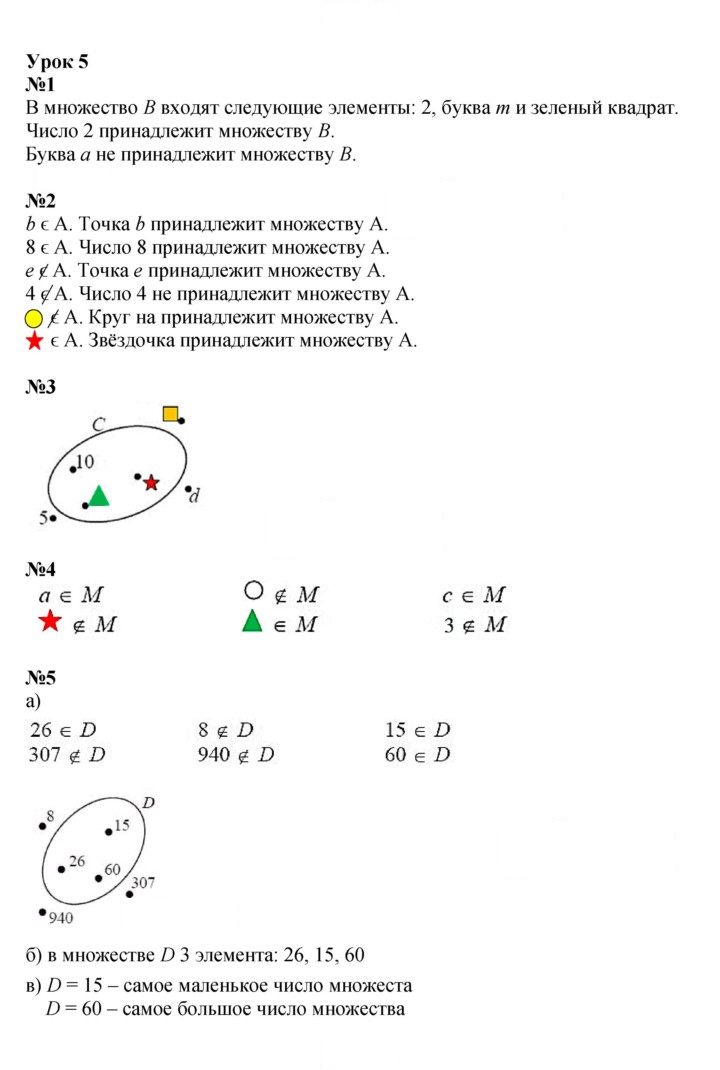 Скан решения номера Урок 5