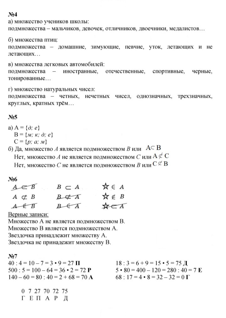 Скан решения номера Урок 7
