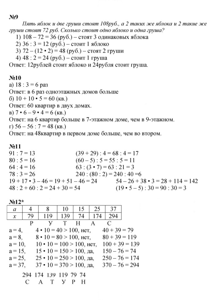 Скан решения номера Урок 7