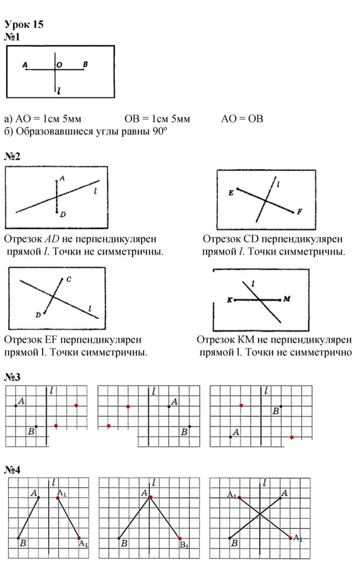 Скан решения номера Урок 15