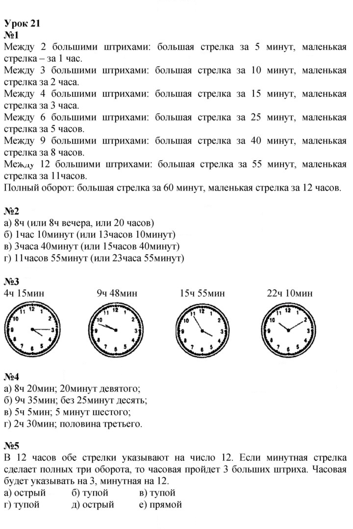 Скан решения номера Урок 21