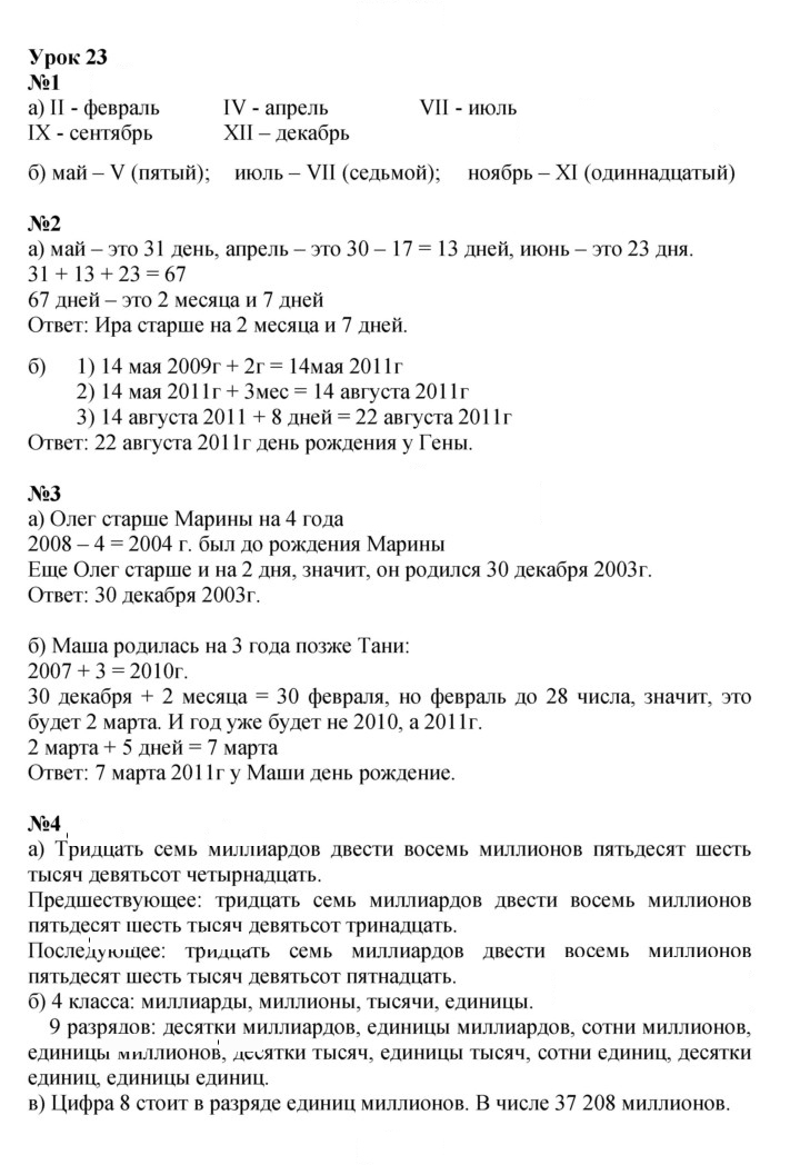 Скан решения номера Урок 23
