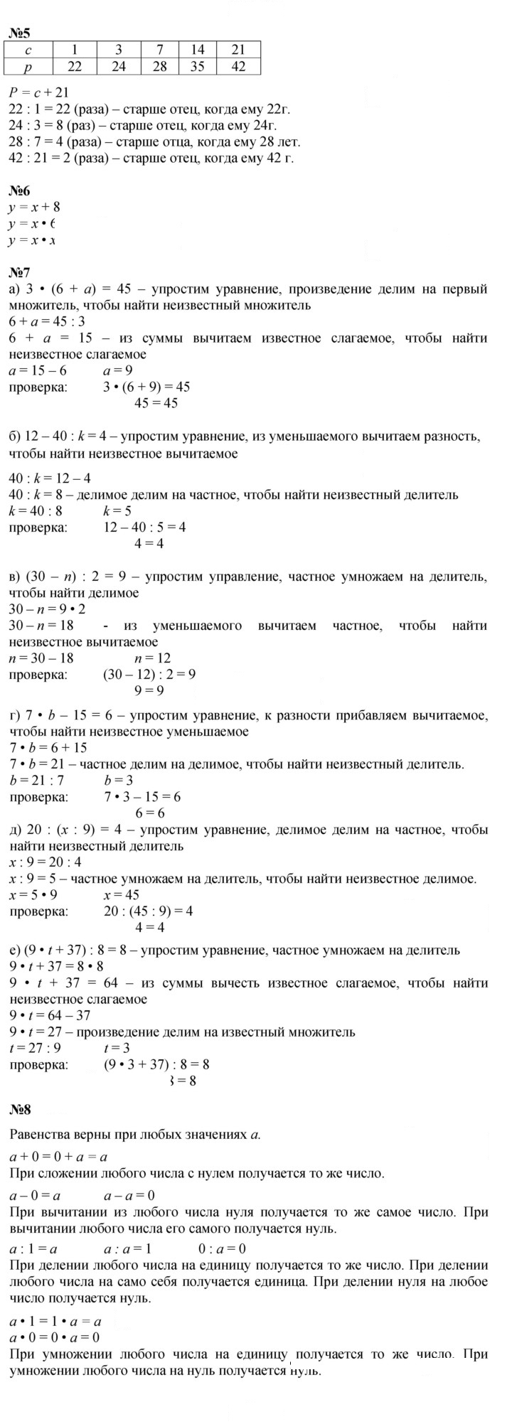 Скан решения номера Урок 30