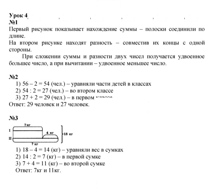 Скан решения номера Урок 4