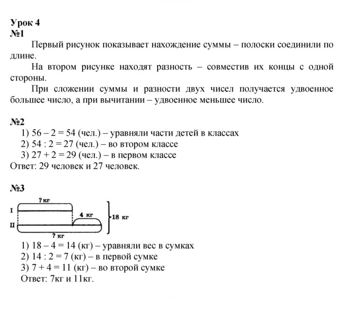 Скан решения номера Урок 4