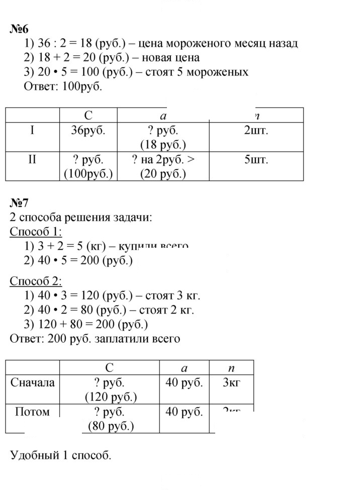 Скан решения номера Урок 11