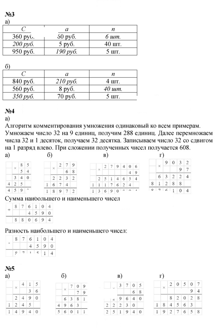Скан решения номера Урок 13