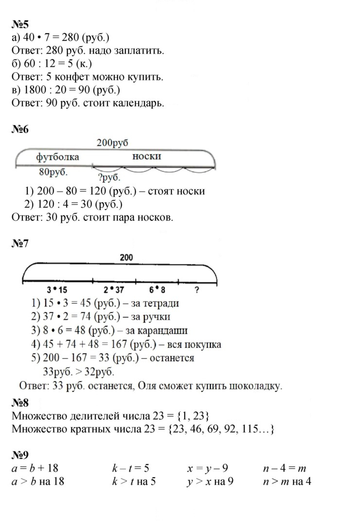 Скан решения номера Урок 15