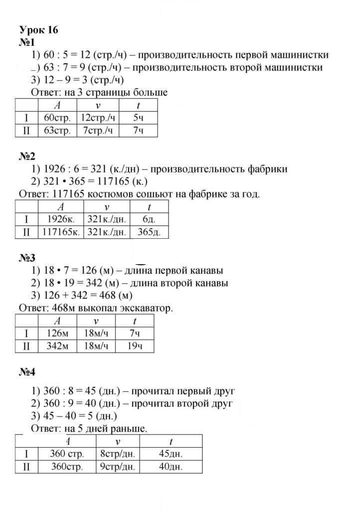 Скан решения номера Урок 16