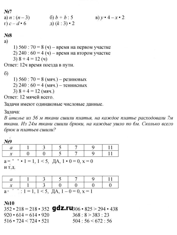 Скан решения номера Урок 18