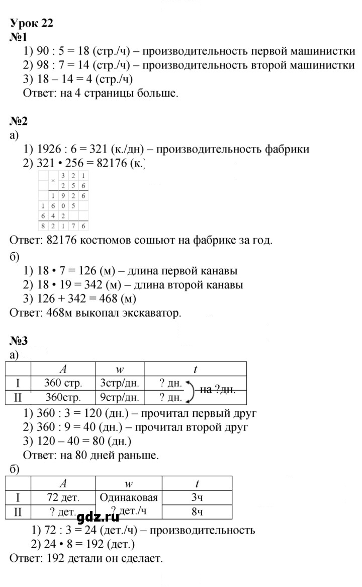 Скан решения номера Урок 22