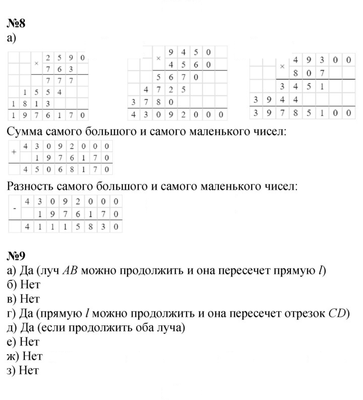 Скан решения номера Урок 25