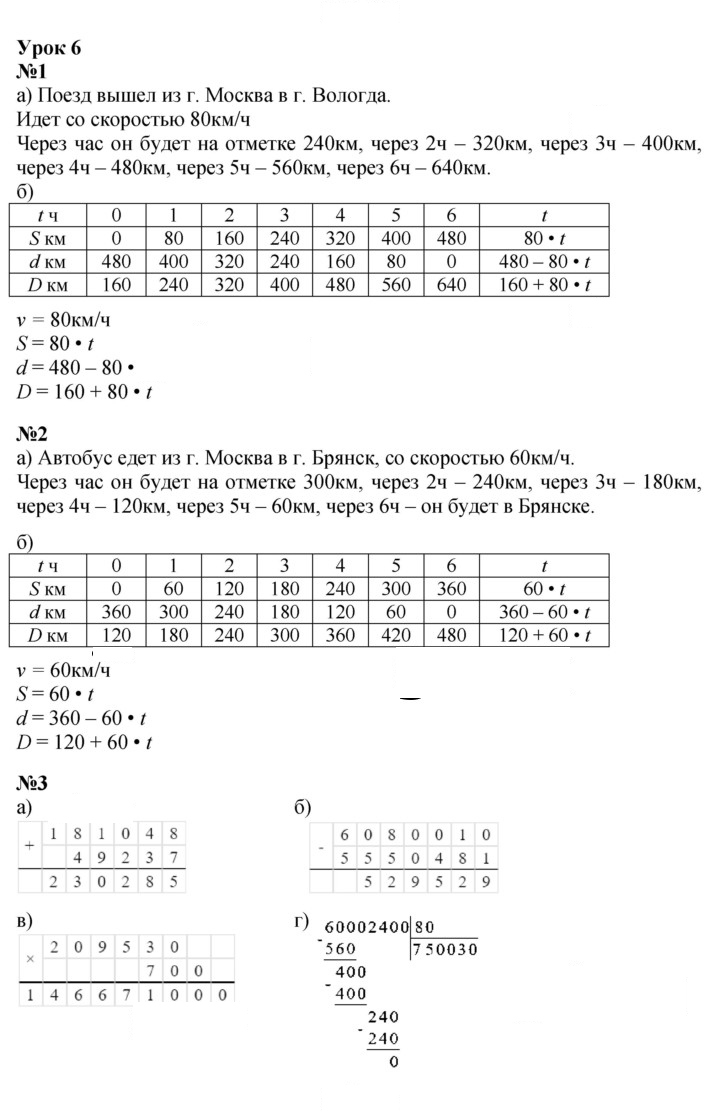 Скан решения номера Урок 6