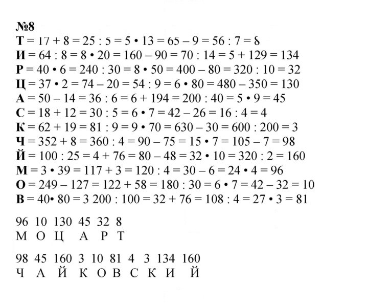 Скан решения номера 8
