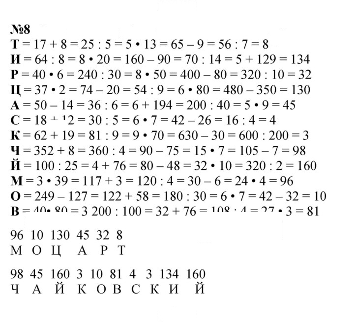 Скан решения номера 8