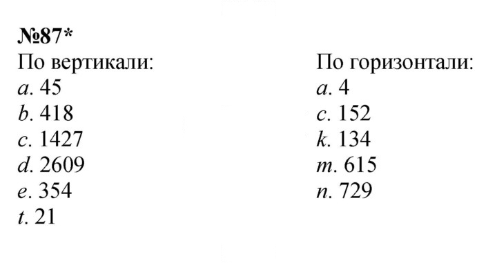 Скан решения номера 87