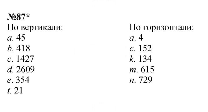 Скан решения номера 87